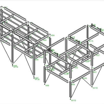 CIVIL STRUCTURAL MODEL RISA